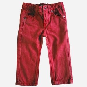 Sean John Kids Red Jeans Pant Boys Streetwear Denim 24M Casual